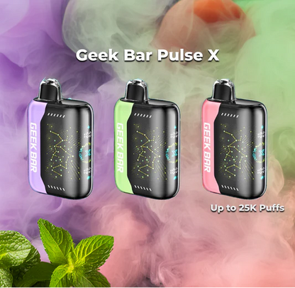 New Geek Bar Pulse X Dual-mode vape 25K Puffs