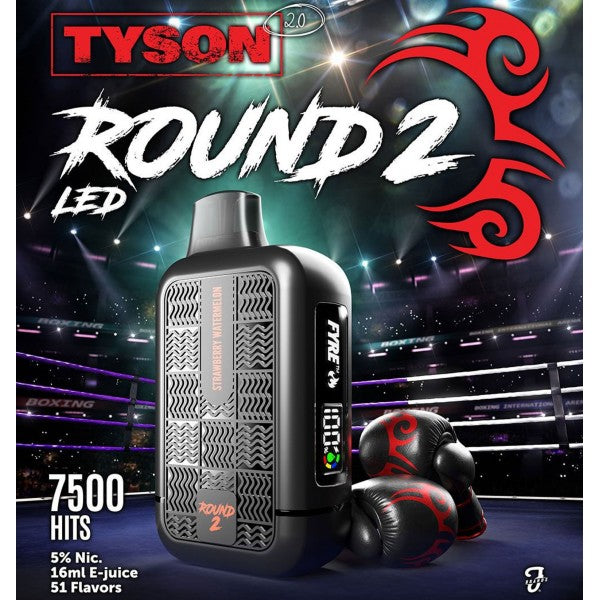 Tyson 2.0 Round 2 7500 Puff Disposable Vape